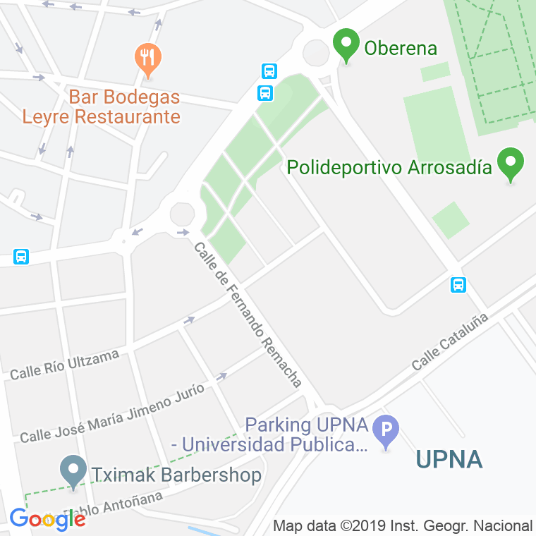 Código Postal calle Rio Ulzama en Pamplona