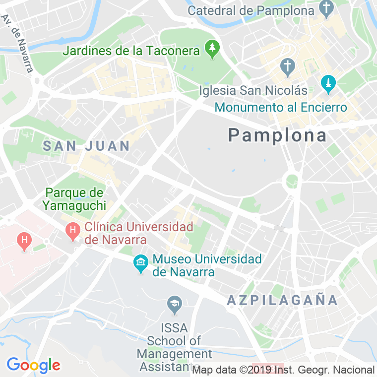 Código Postal calle Sancho El Fuerte, avenida (Impares Del 1 Al 71)  (Pares Del 2 Al 24) en Pamplona