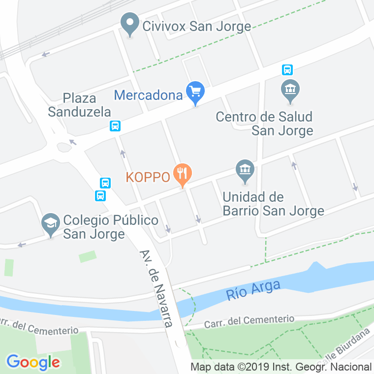 Código Postal calle Labayen Doktoaren en Pamplona
