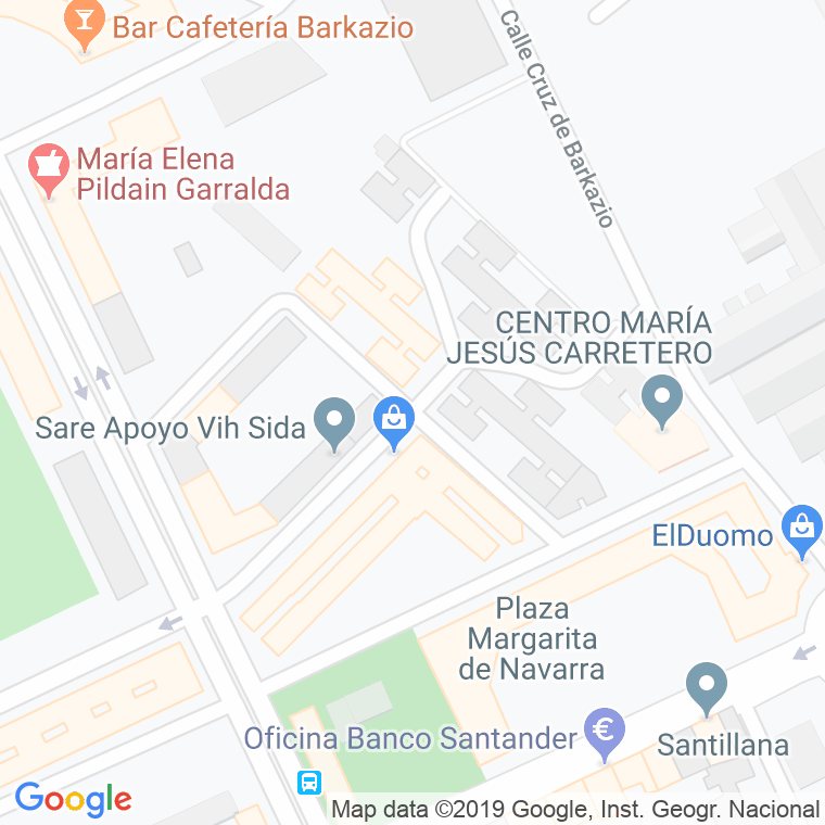 Código Postal calle Cendeas en Pamplona