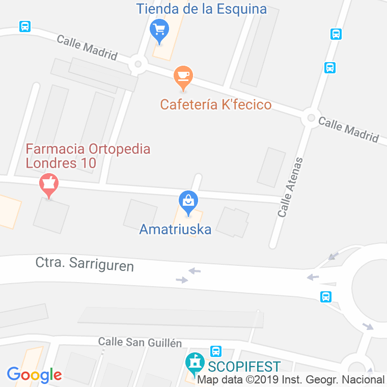Código Postal calle Poligono Ripagaina en Pamplona
