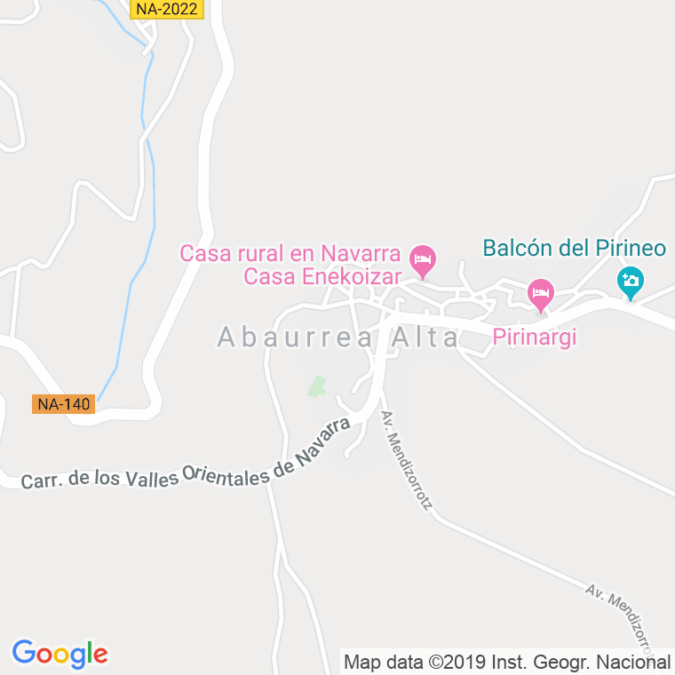 Código Postal de Abaurregaina/abaurrea Alta en Navarra