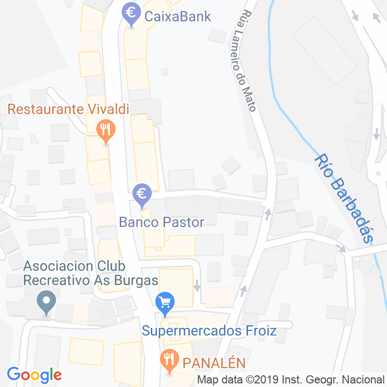 Código Postal calle Canella, rua en Ourense