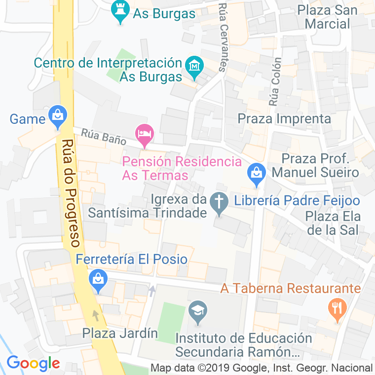 Código Postal calle Cega Canella en Ourense
