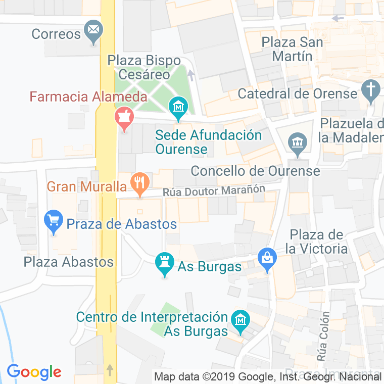 Código Postal calle Doctor Marañon en Ourense