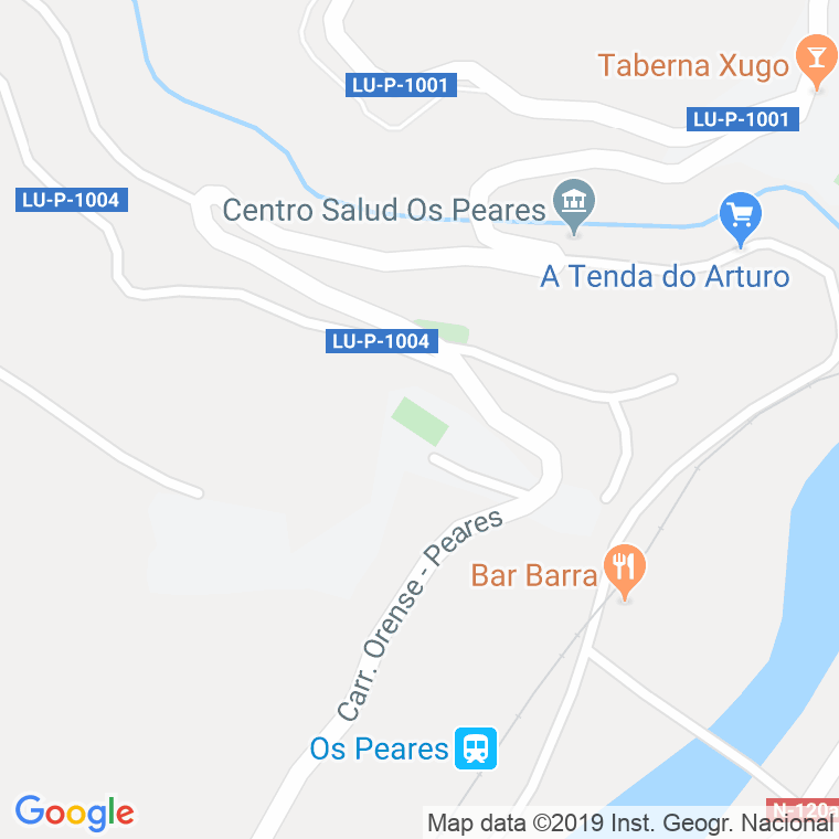 Código Postal de Peares, Os en Ourense