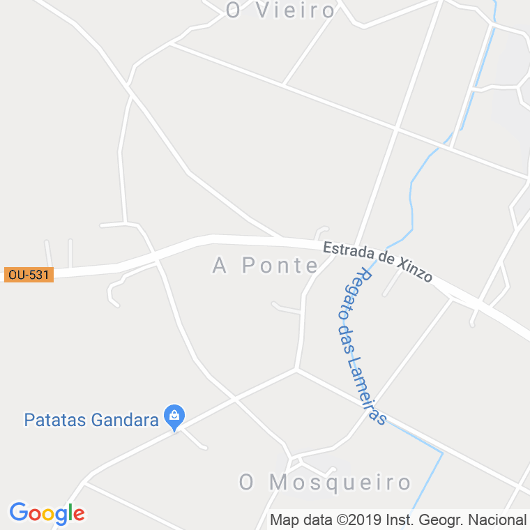 Código Postal de Ponte, A (Vilar De Santos) en Ourense