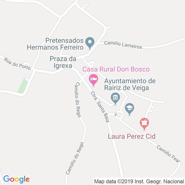 Código Postal de Santa Baia (Rairiz De Veiga) en Ourense