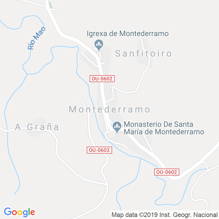 Código Postal de Montederramo en Ourense