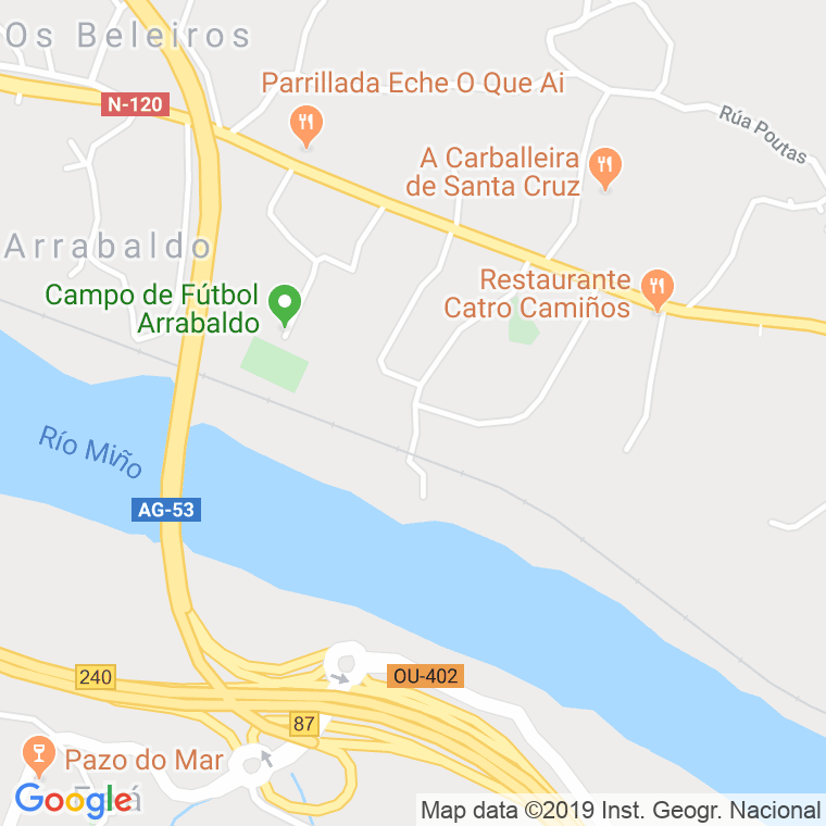 Código Postal de Calvelos (Ourense) en Ourense