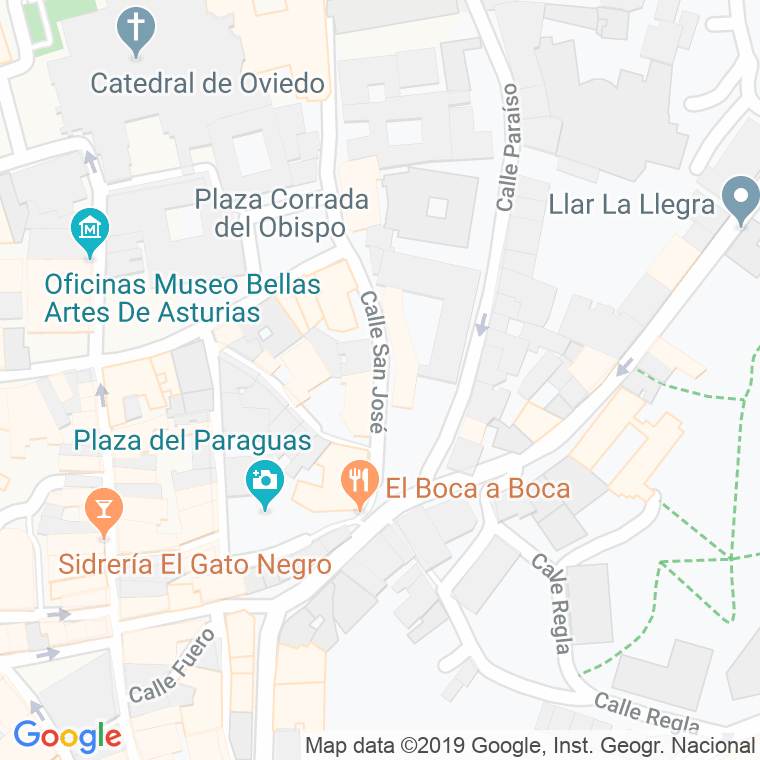 Código Postal calle San Jose en Oviedo