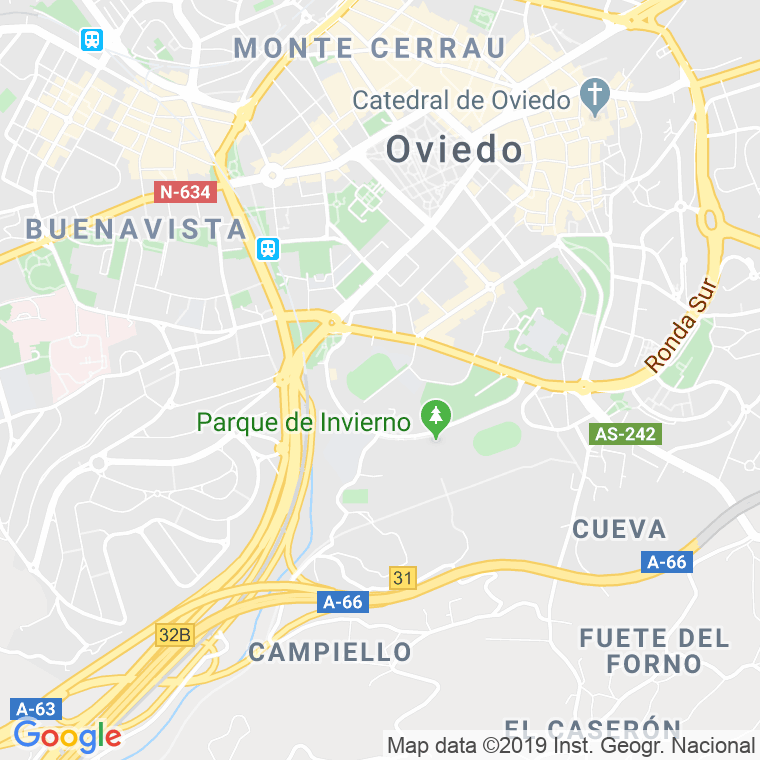 Código Postal calle Alfonso Iglesias en Oviedo