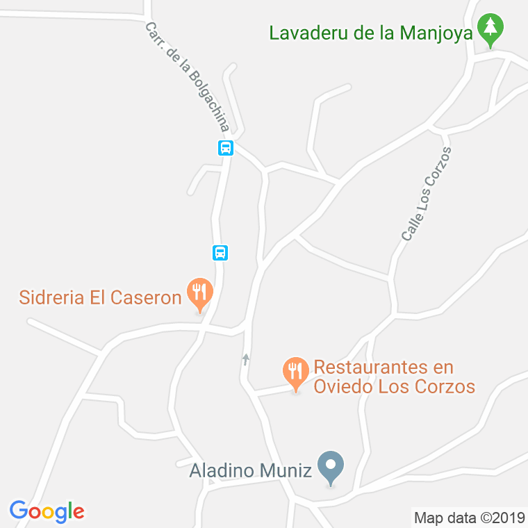 Código Postal calle Caseron, El en Oviedo