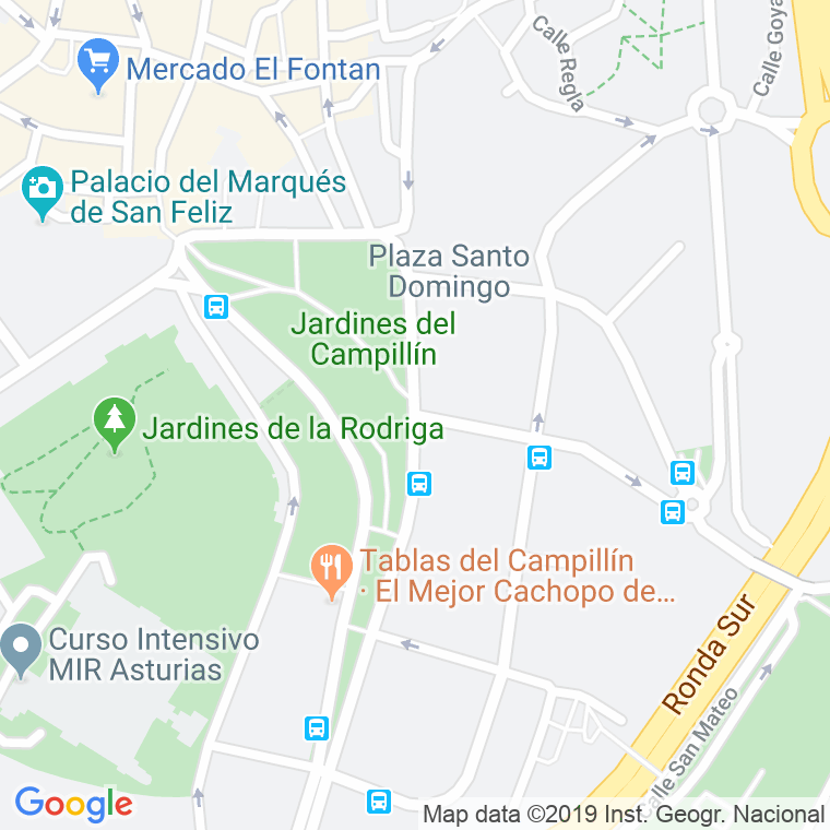 Código Postal calle Padre Suarez en Oviedo