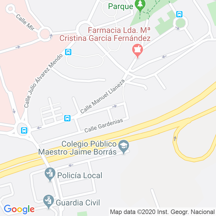 Código Postal calle Magnolias, Las en Oviedo