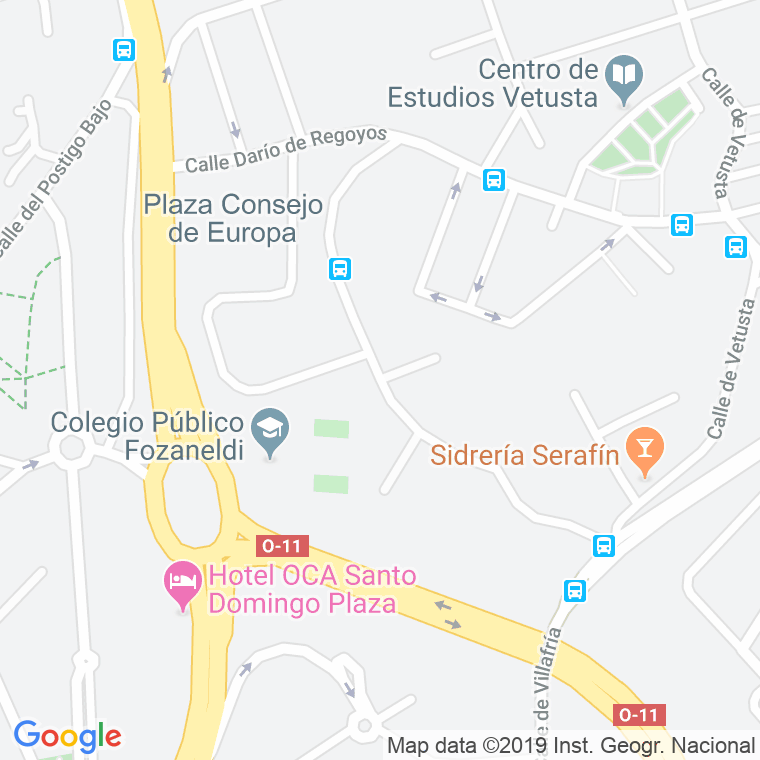 Código Postal calle Mayorazu, El   (Impares Del 1 Al 7)  (Pares Del 2 Al 10) en Oviedo