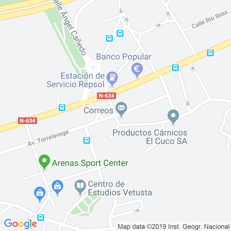 Código Postal calle Padre Ferrero en Oviedo