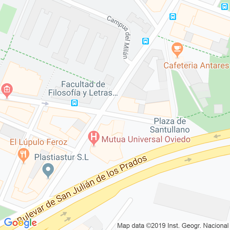 Código Postal calle Isla Cuba en Oviedo