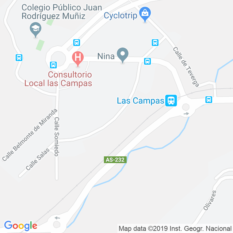 Código Postal calle Tineo en Oviedo
