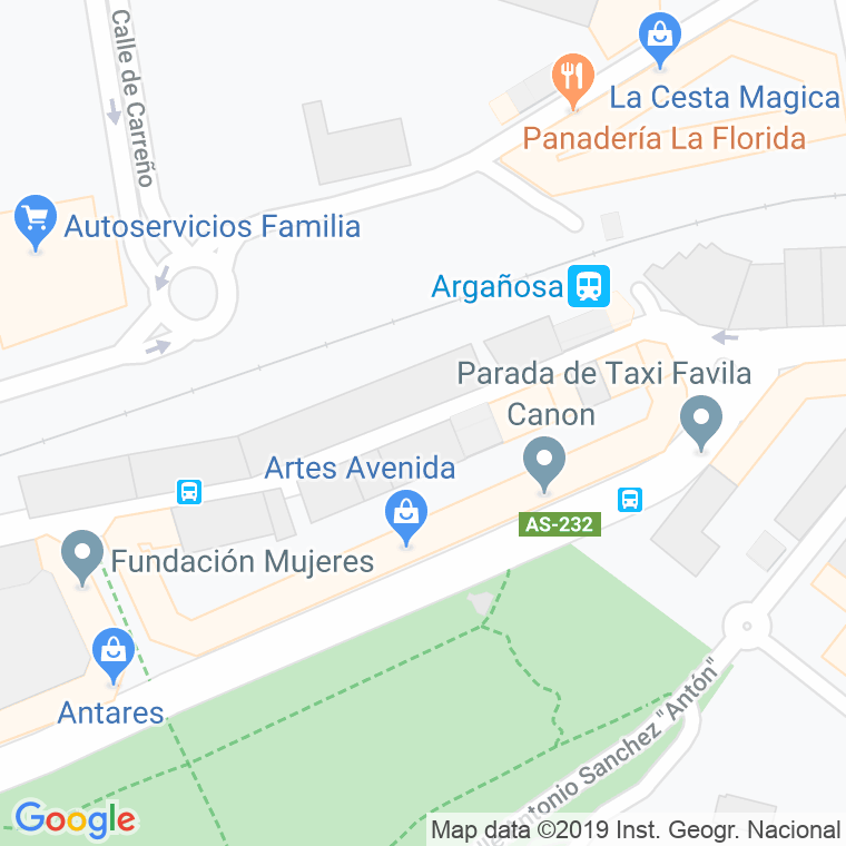 Código Postal calle Favila en Oviedo