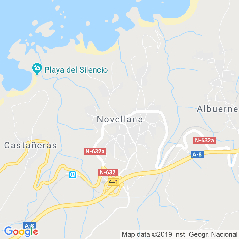 Código Postal de Novellana en Asturias