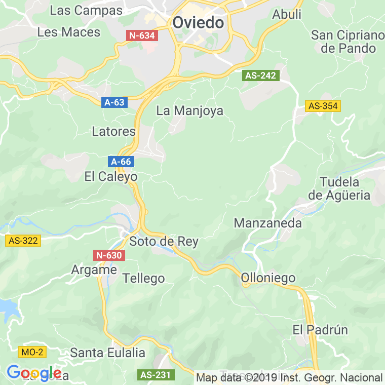 Código Postal de Condado, El (Oviedo) en Asturias