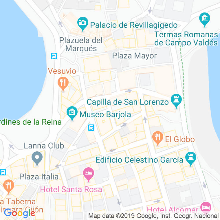 Código Postal calle Contracay en Gijón