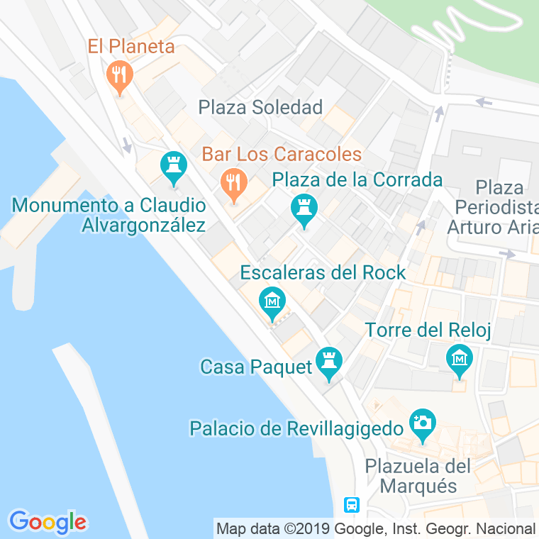 Código Postal calle Corrada, De La, transito en Gijón