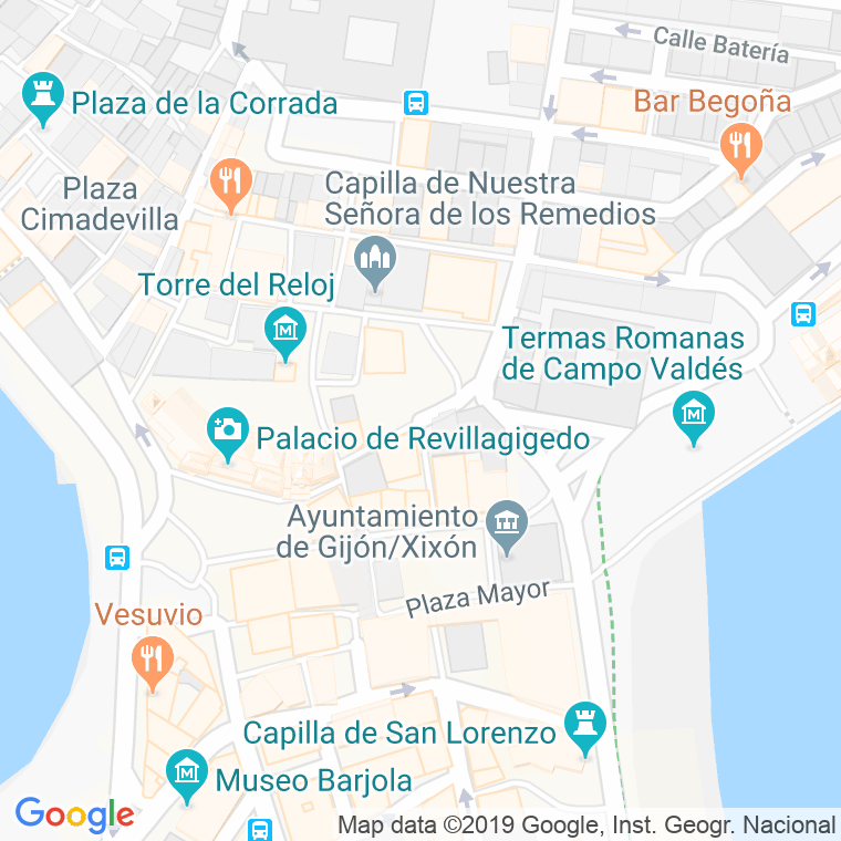 Código Postal calle Jovellanos, De, travesia en Gijón