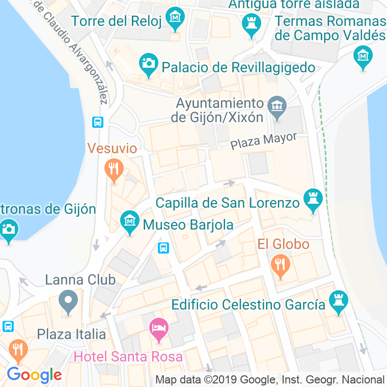 Código Postal calle Melquiades Alvarez en Gijón