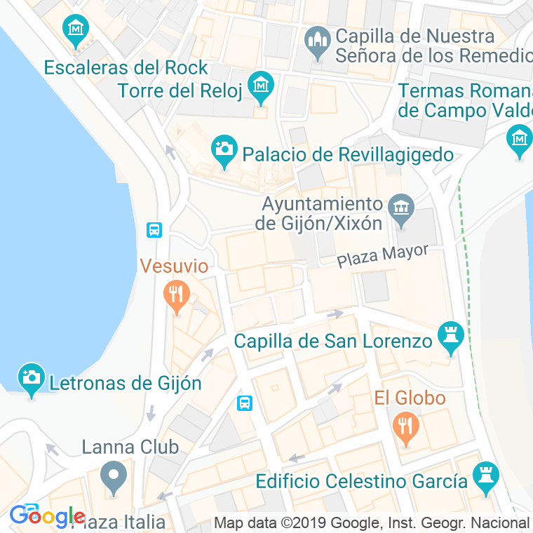 Código Postal calle Veintisiete De Diciembre en Gijón