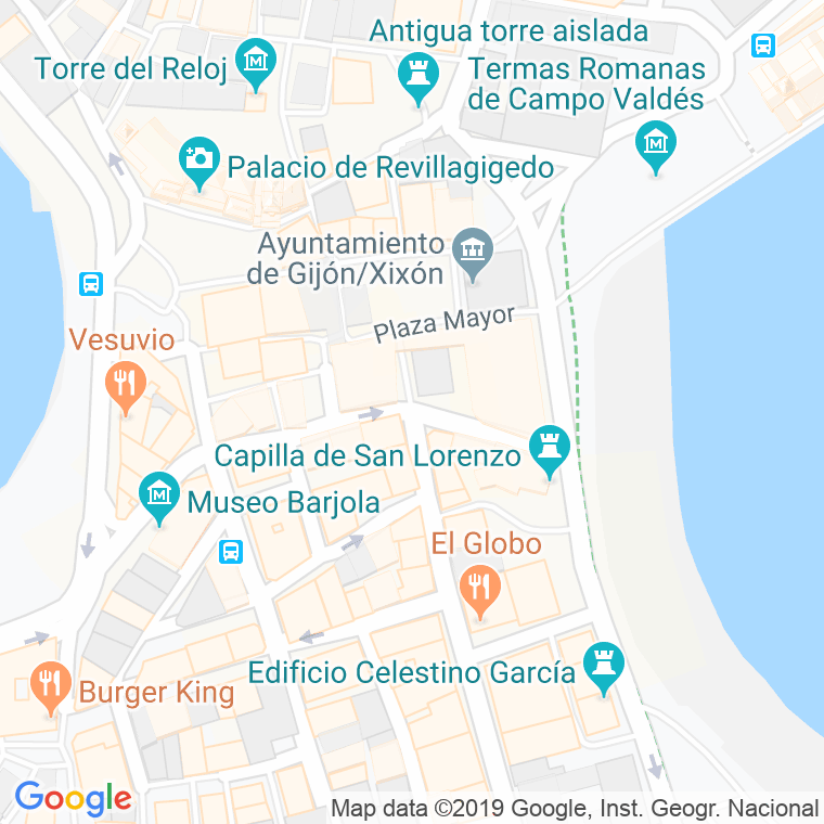 Código Postal calle Ventura Alvarez Sala en Gijón