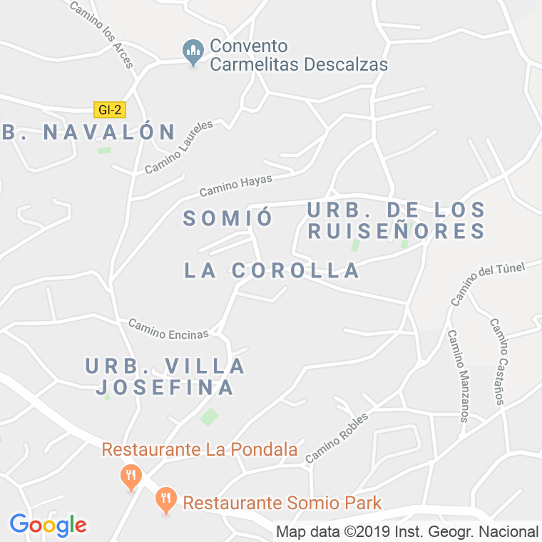 Código Postal calle Barrio De La Corolla en Gijón