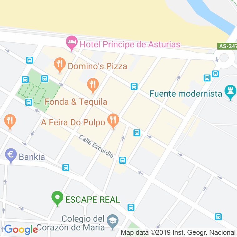 Código Postal calle Doctor Aquilino Hurle   (Impares Del 41 Al Final)  (Pares Del 24 Al Final) en Gijón