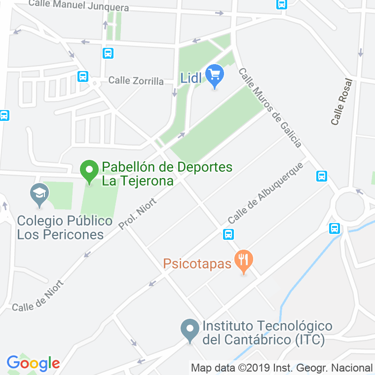 Código Postal calle Daniel Palacio Fernandez en Gijón