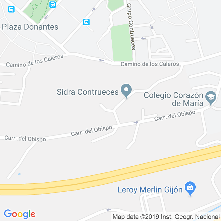 Código Postal calle Parque Belarmino Tomas en Gijón