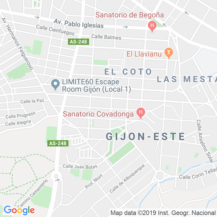 Código Postal calle Conde Toreno   (Impares Del 1 Al 7)  (Pares Del 2 Al 4) en Gijón