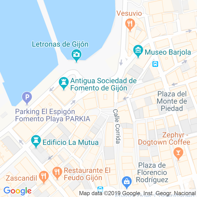 Código Postal calle Casilla, De La, travesia en Gijón