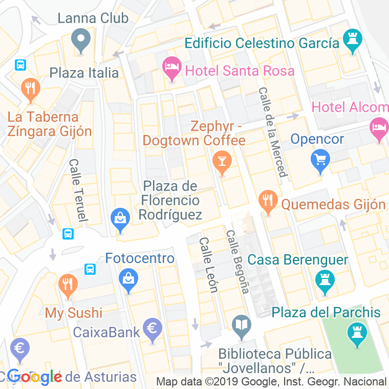 Código Postal calle Enrique Iii en Gijón
