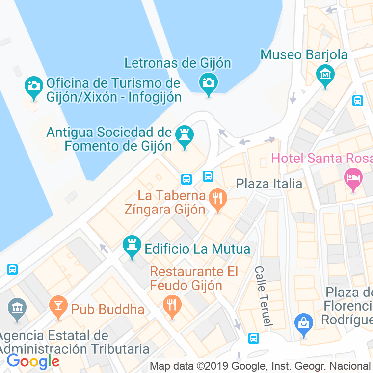 Código Postal calle Zamora en Gijón