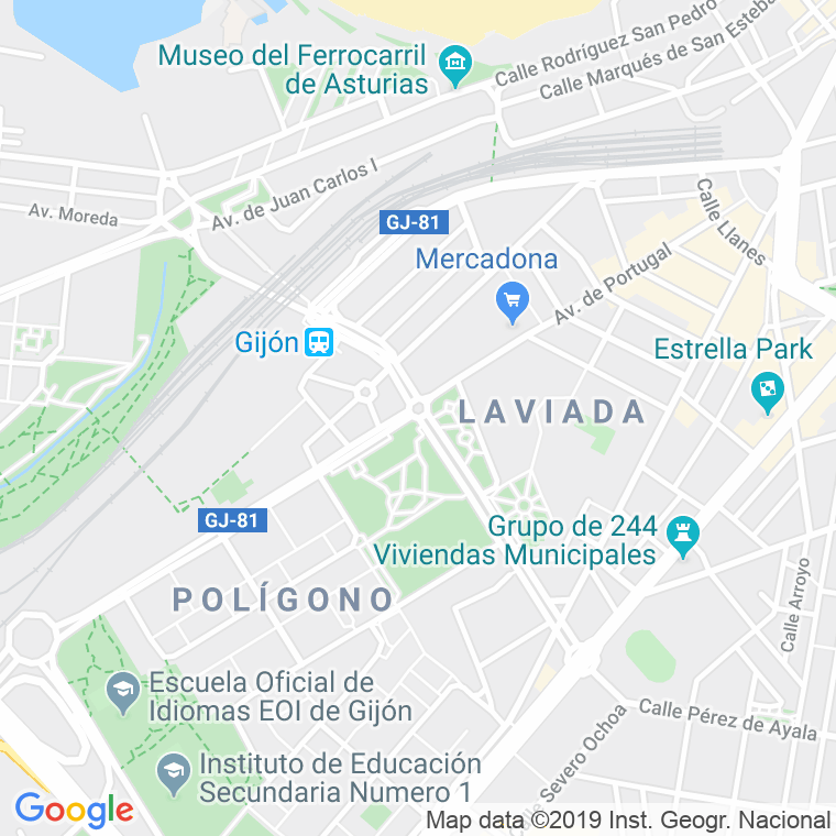 Código Postal calle Carlos Marx en Gijón