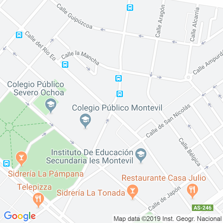 Código Postal calle Murillo en Gijón