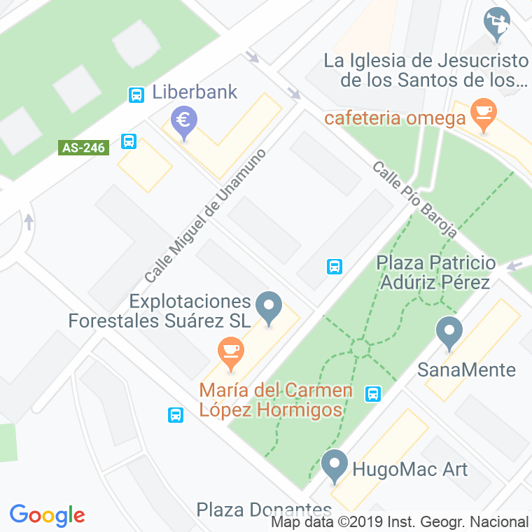 Código Postal calle Dolores Medio, paseo en Gijón