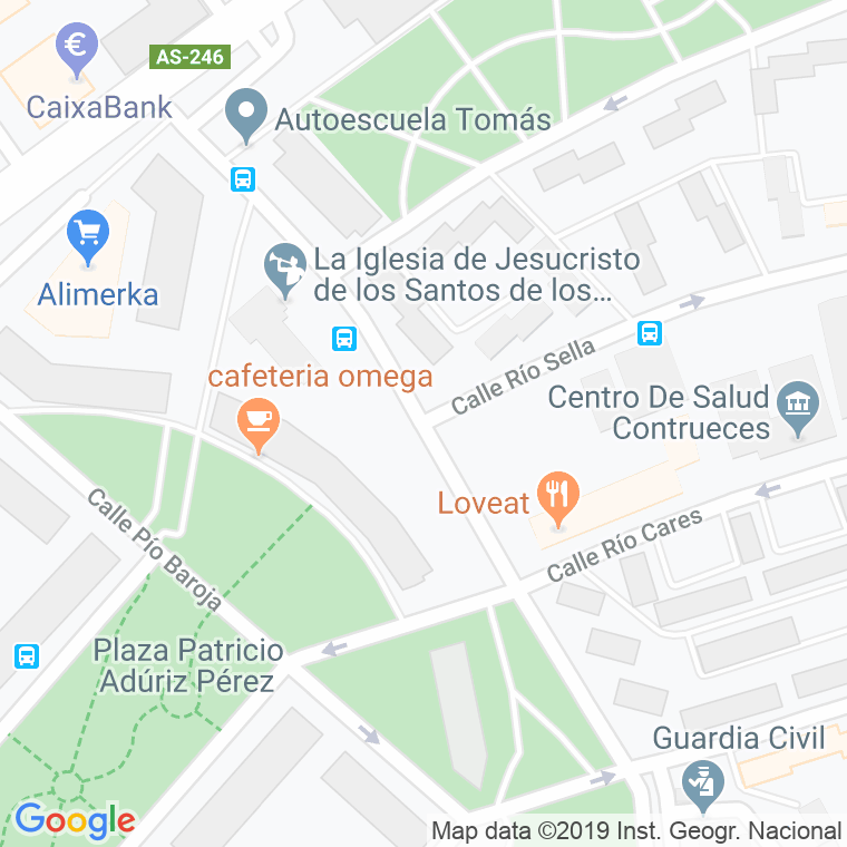 Código Postal calle Irene Fernandez Perera   (Pares Del 2 Al Final) en Gijón