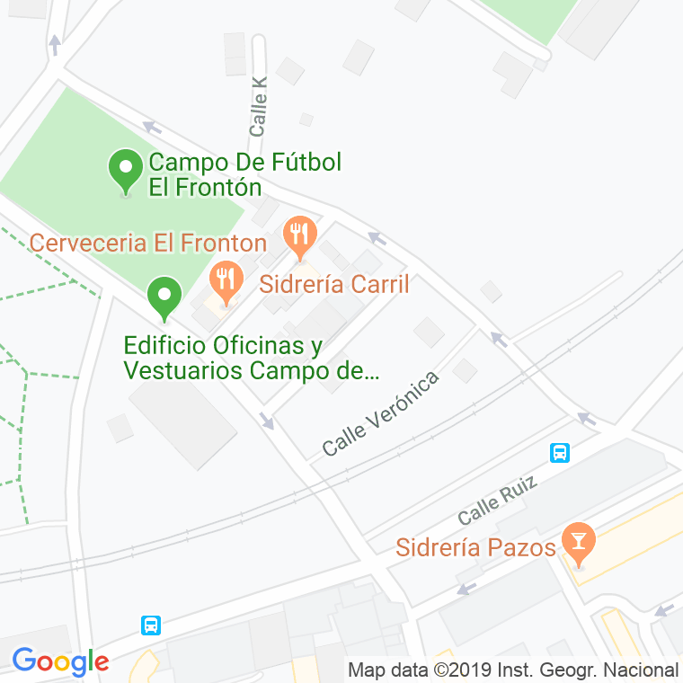 Código Postal calle Macarena, La en Gijón
