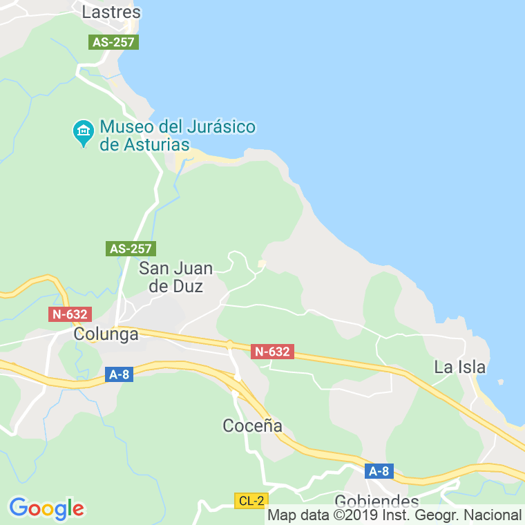 Código Postal de Huerres en Asturias