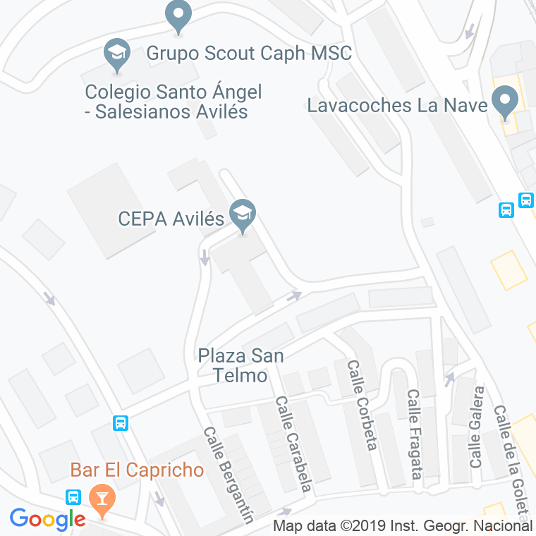 Código Postal calle Iglesia, De La, travesia en Avilés