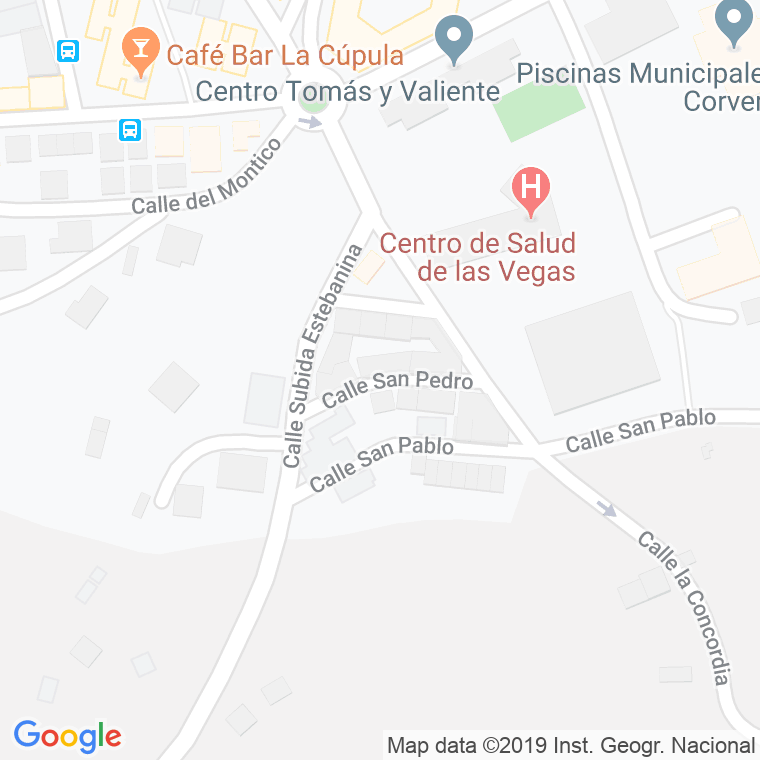 Código Postal calle San Pedro (Corvera) en Avilés