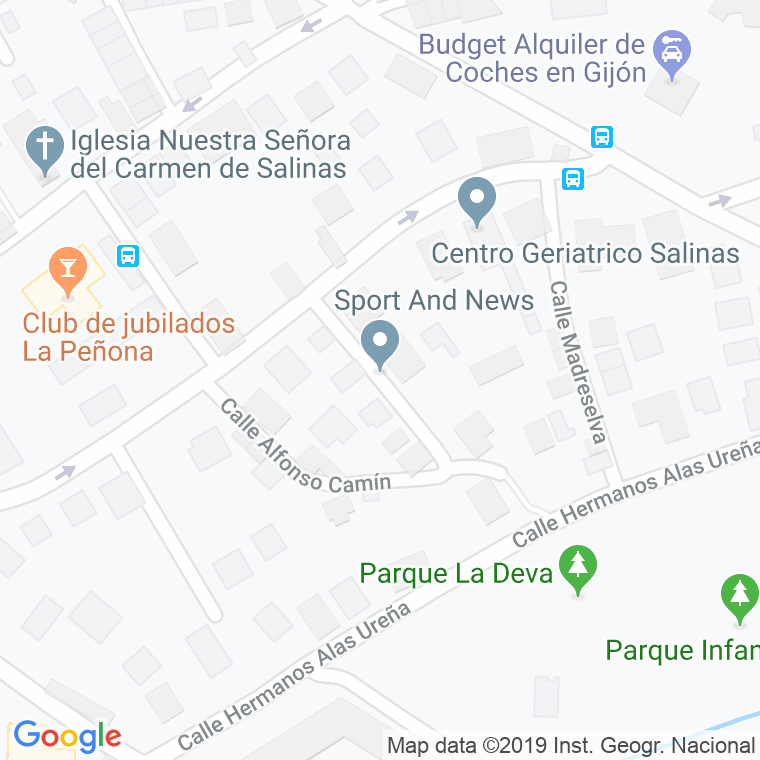Código Postal calle Manuel Asur (Castrillon) en Avilés