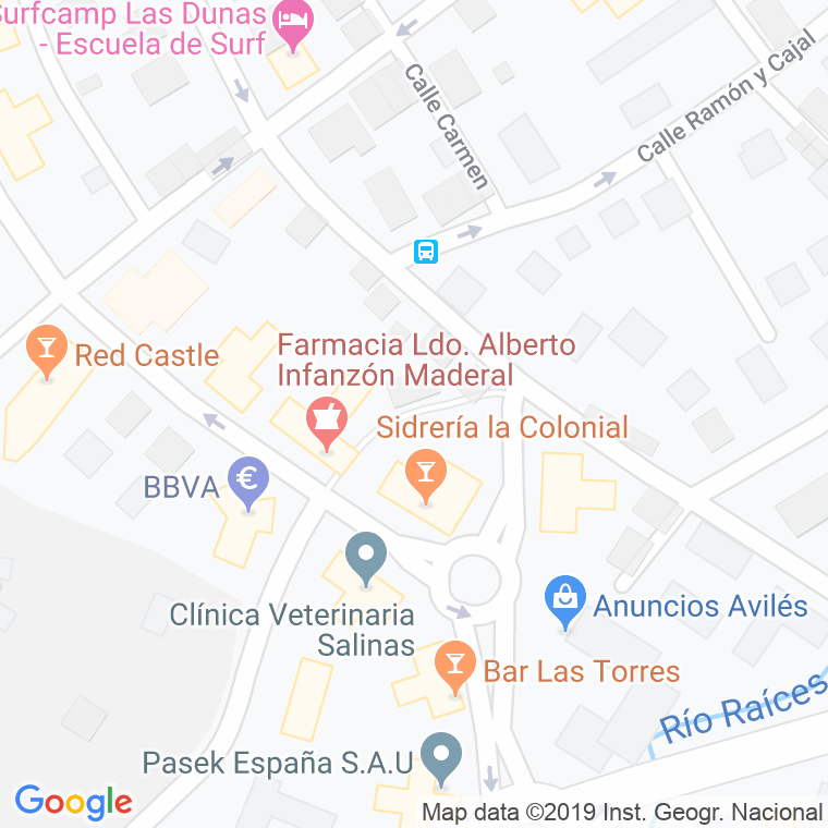 Código Postal calle Torner (Castrillon) en Avilés